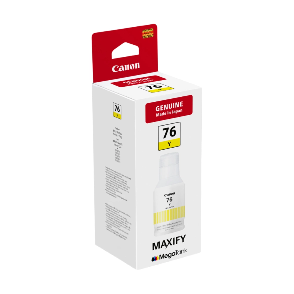 Canon 76 Yellow Inkjet Ink Bottle 135ml view 3